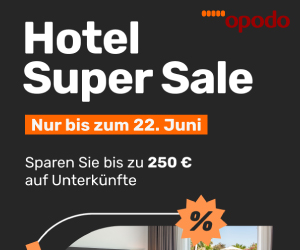 Hotel Super Sale: Bis zu 250€ Rabatt