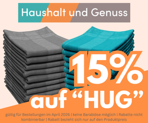 15% Rabatt auf Tücher