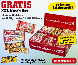 Gratis KitKat XXL-Nasch-Box