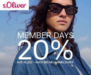Member Days: 20% Rabatt auf alles