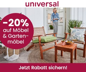 20% Rabatt auf Möbel & Gartenmöbel