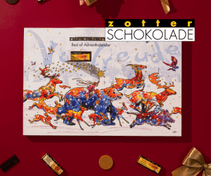 Schoko Adventkalender von Zotter